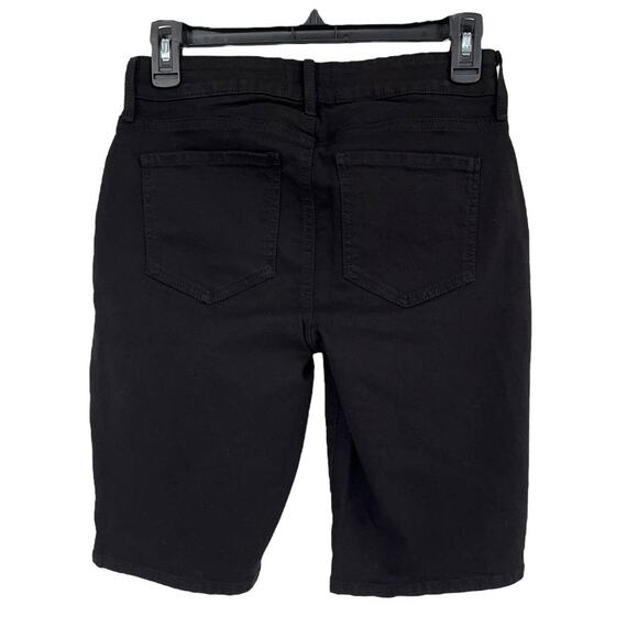 Curves 360 by NYDJ shorts black denim Ella Side Slits - Picture 2 of 3
